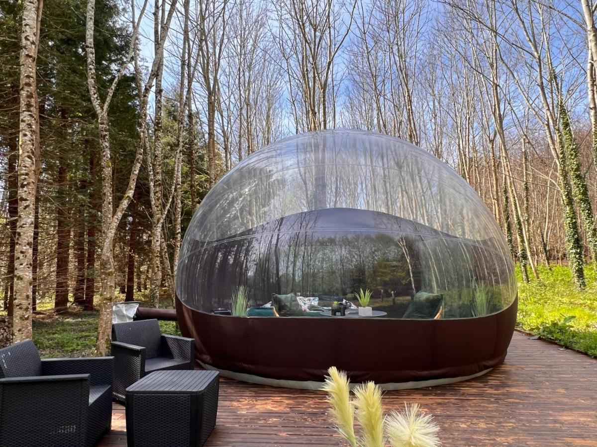 Logement Insolite "Bubble Jungle" Saint-Évarzec Exterior foto
